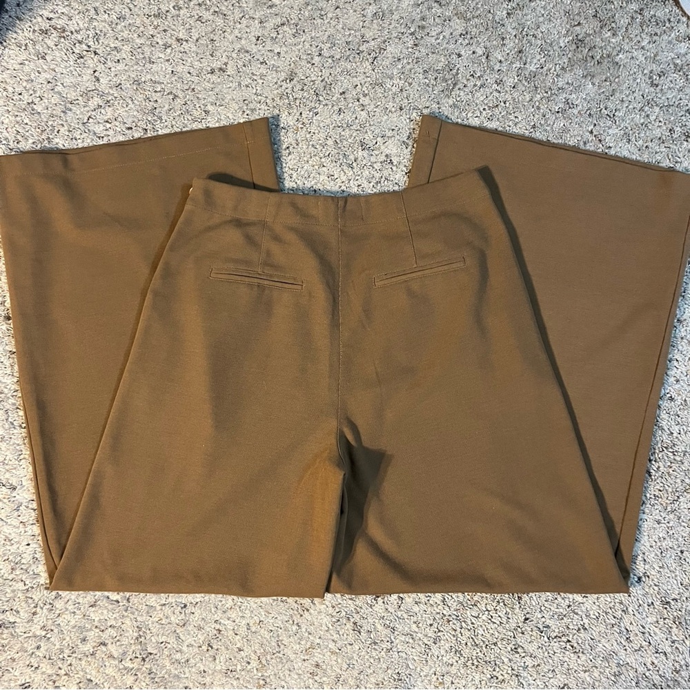Bacio Wide Leg Brown Tone Pants Size Medium - Picture 3 of 8